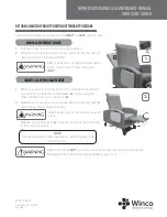 Предварительный просмотр 16 страницы Winco Vero Care Cliner Owner'S Operating And Maintenance Manual