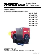 Предварительный просмотр 1 страницы Winco W100PTO Owner'S Manual