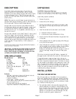 Preview for 4 page of Winco W15PTOS/E Operator'S Instruction Manual