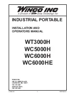 Winco WC5000H Installation And Operator'S Manual preview