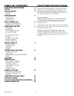 Preview for 2 page of Winco WL16000HE-03/A Installation & Operator'S Manual