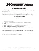 Preview for 16 page of Winco WL22000VE/A Installation And Operator'S Manual