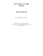 Предварительный просмотр 1 страницы Wincomm WLP-7821-17 User Manual