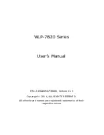 Предварительный просмотр 1 страницы Wincomm WLP-7B20 Series User Manual