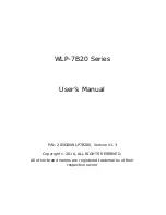 Preview for 1 page of Wincomm WLP-7B20 Series User Manual