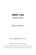 Wincomm WMP-153 User Manual preview