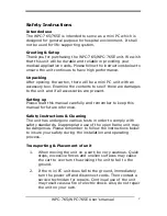 Preview for 5 page of Wincomm WPC-765 User Manual