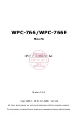 Preview for 1 page of Wincomm WPC-766 User Manual