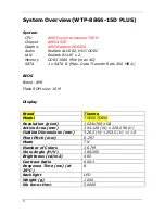 Preview for 8 page of Wincomm WTP-8866-15 User Manual
