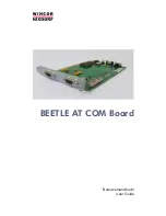 Wincor Nixdorf BEETLE AT COM Board User Manual preview