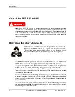 Preview for 12 page of Wincor Nixdorf BEETLE/mini-K Operating Manual