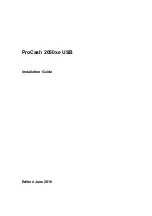 Preview for 3 page of Wincor Nixdorf ProCash 2050xe USB Installation Manual