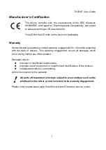 Предварительный просмотр 4 страницы Wincor Nixdorf TH200E User Manual