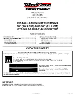 Wind Crest 30" CTSG Installation Instructions Manual preview