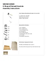 Предварительный просмотр 1 страницы Wind Mill Slatwall WMSWH48WH Assembly Instructions