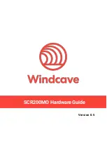 Windcave SCR200MO Hardware Manual предпросмотр