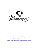 Preview for 11 page of Windchaser WDH-928 Instruction Manual