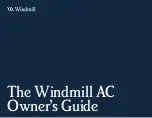 Preview for 1 page of Windmill Windmill AC Owner'S Manual