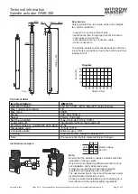 Window Master WMS 306 Technical Information предпросмотр