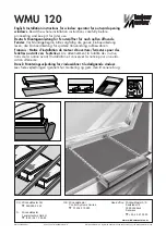 Preview for 2 page of Window Master WMU 120 Installation Instructions