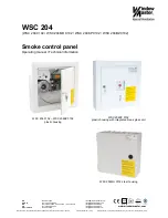 Предварительный просмотр 1 страницы Window Master WSC 204 Operating Manual/Technical Information