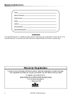 Preview for 2 page of Windsor 10125160 Operator Instructions Manual