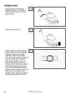 Preview for 10 page of Windsor Admiral ADM8 Operating Instructions Manual