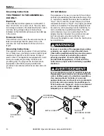 Предварительный просмотр 10 страницы Windsor Armada BRC 40/22 120V Operating Instructions Manual