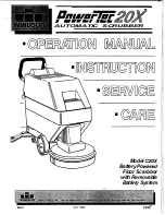 Windsor C20X Operation Instructions Manual preview