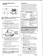 Предварительный просмотр 4 страницы Windsor C20X Operation Instructions Manual