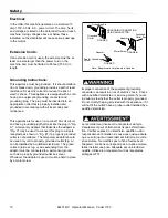 Preview for 10 page of Windsor Cadet 7 Operating Instructions Manual