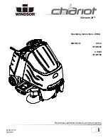 Windsor Chariot 10125650 Operating Instructions Manual preview