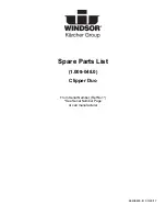 Preview for 34 page of Windsor Clipper Duo Operating Instructions Manual