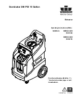 Windsor Dominator 200 NWWA2220N Operating Instructions Manual preview