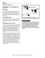 Preview for 8 page of Windsor Dominator NMWC1350N Operating Instructions Manual