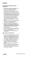 Preview for 12 page of Windsor DOUBLE DRY DDH 86000000 Operating Instructions Manual