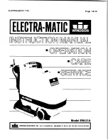 Preview for 1 page of Windsor EM-21A Instruction Manual