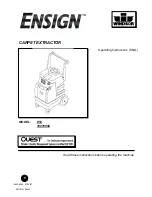 Preview for 1 page of Windsor ENSIGN 10070090 Operating Instructions Manual