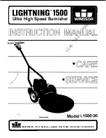 Windsor Lightning 1500 Instruction Manual preview