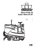 Windsor Saber Glide 30 Service Manual preview