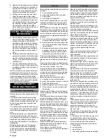 Preview for 4 page of Windsor Saber Glide 30 Service Manual