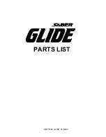 Windsor Saber Glide 86037580 Parts List preview