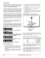 Preview for 12 page of Windsor SABER S28 Owner'S Manual