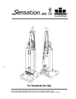 Предварительный просмотр 1 страницы Windsor Sensation SX2 Manual