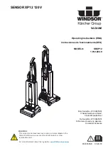 Windsor SENSOR XP12 120V Operating Instructions Manual preview