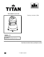 Preview for 1 page of Windsor Titan T1 Operating Instructions Manual