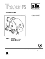 Windsor TRACER FS QTFSD Operating Instructions Manual preview