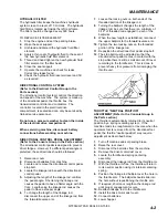 Preview for 19 page of Windsor TRACER FS QTFSD Operating Instructions Manual