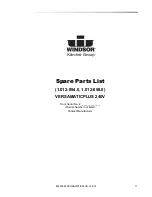 Preview for 33 page of Windsor VersamaticPlus 14 Operating Instructions Manual