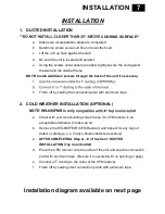 Preview for 8 page of Windster LINER WS-69TB30 User Manual